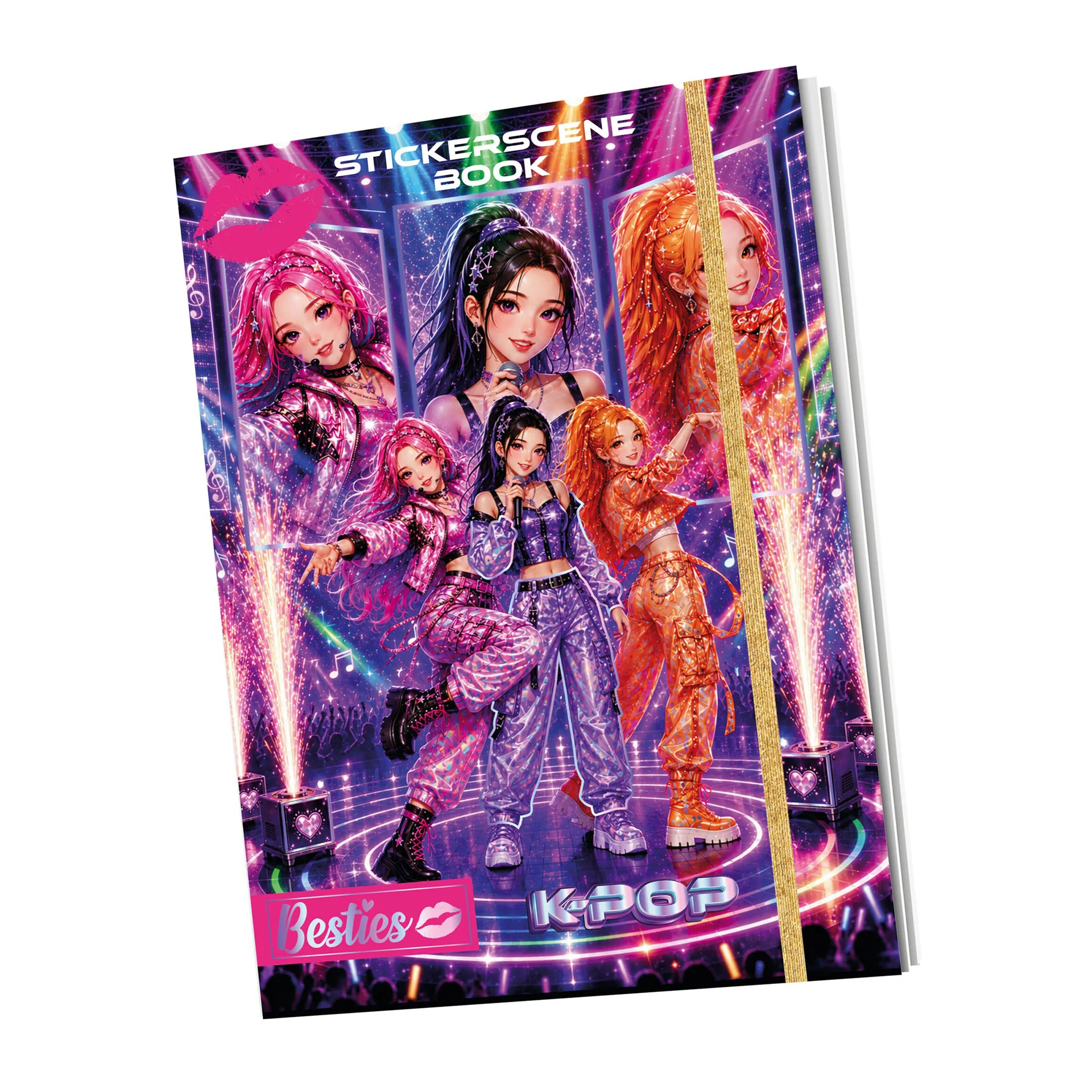 Moxy Книжка със стикери K-Pop сцена