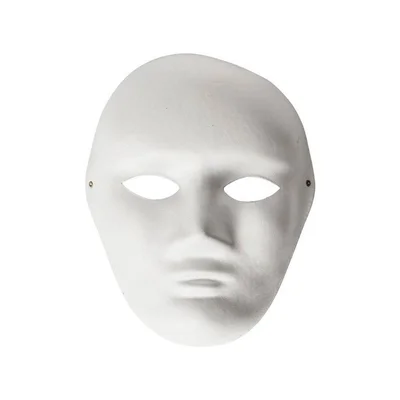 Маска лице Junior, за оцветяване и декорация, 24 х 19 cm