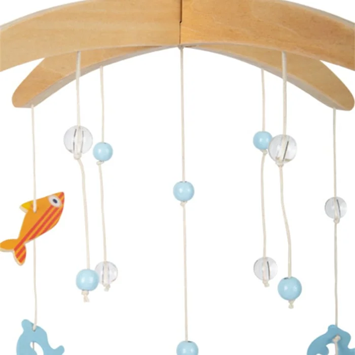 Small Foot Въртележка Океан, дървена, 25 х 25 х 40 cm