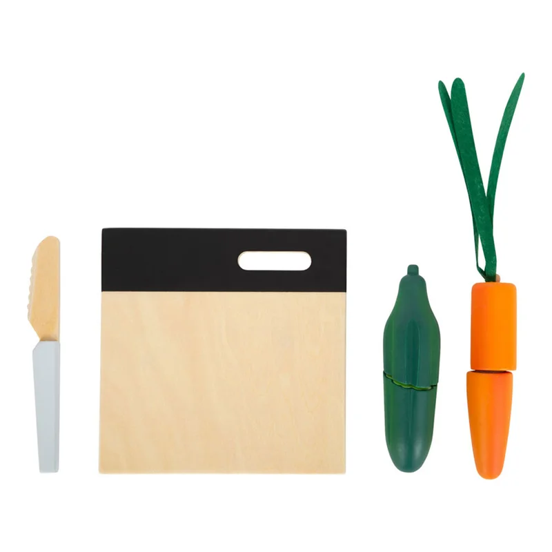 Small Foot Комплект обяд с продукти за рязане, в кутия