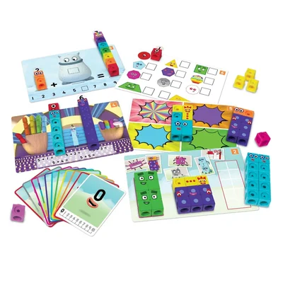 Learning Resources Комплект математически кубчета за сглобяване, от 1 до 10