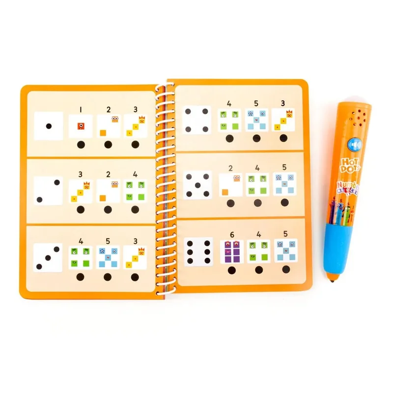 Learning Resources Комплект по математика Numberblocks, от 1 до 10, с интерактивна писалка
