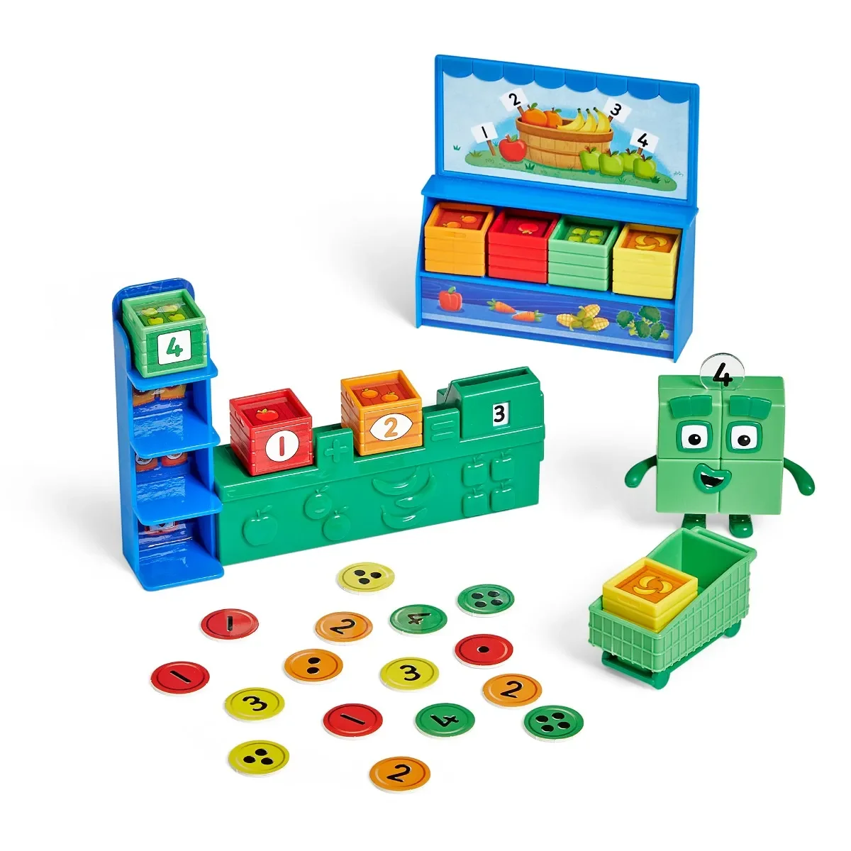 Learning Resources Комплект Мини пазар Numberblocks - Събирай и учи