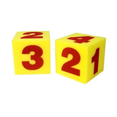 Learning Resources Зарчета от пяна, с числа, големи, 2 броя