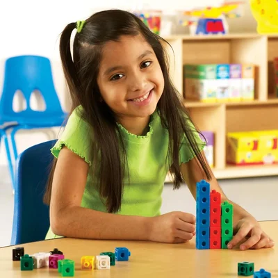 Learning Resources Комплект цветни блокчета, 1000 броя