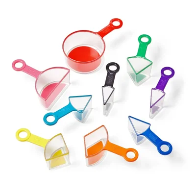 Learning Resources Комплект мерителни чаши с дроби