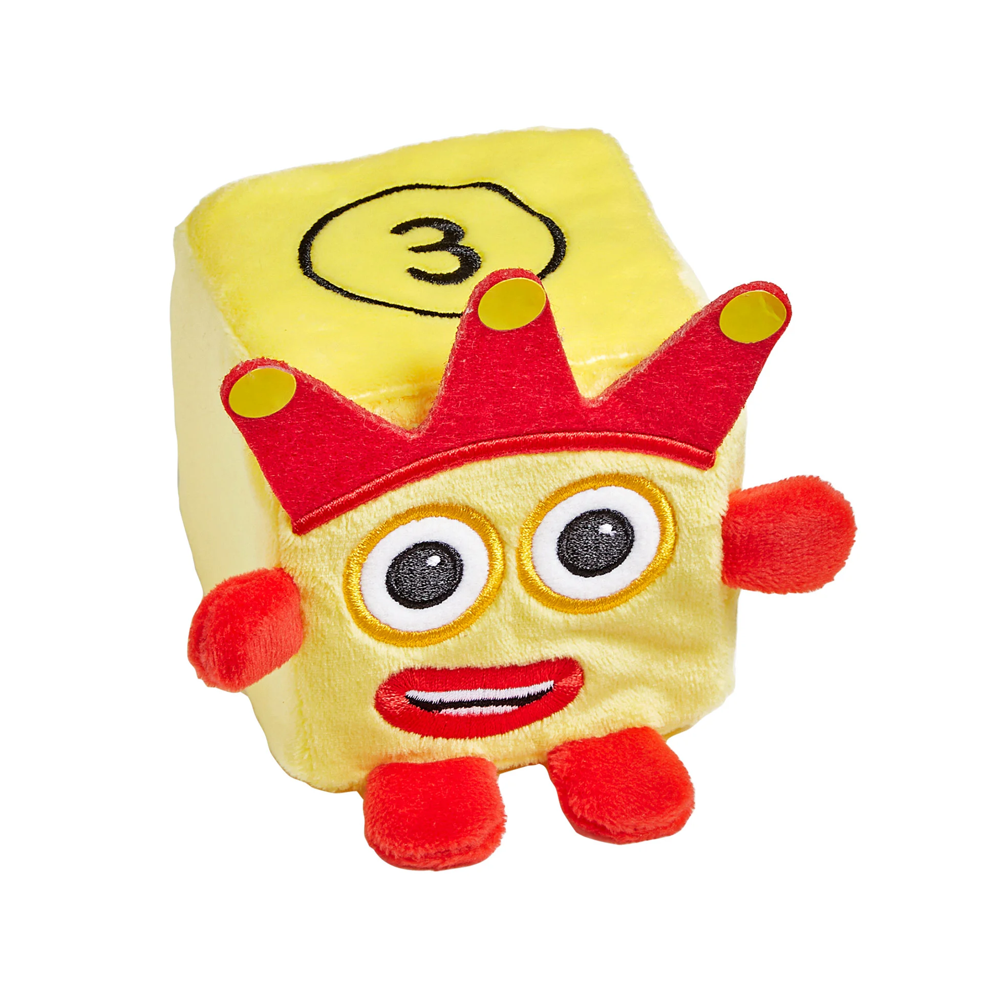 Learning Resources Плюшена играчка Numberblocks Blocklets, цифра 3