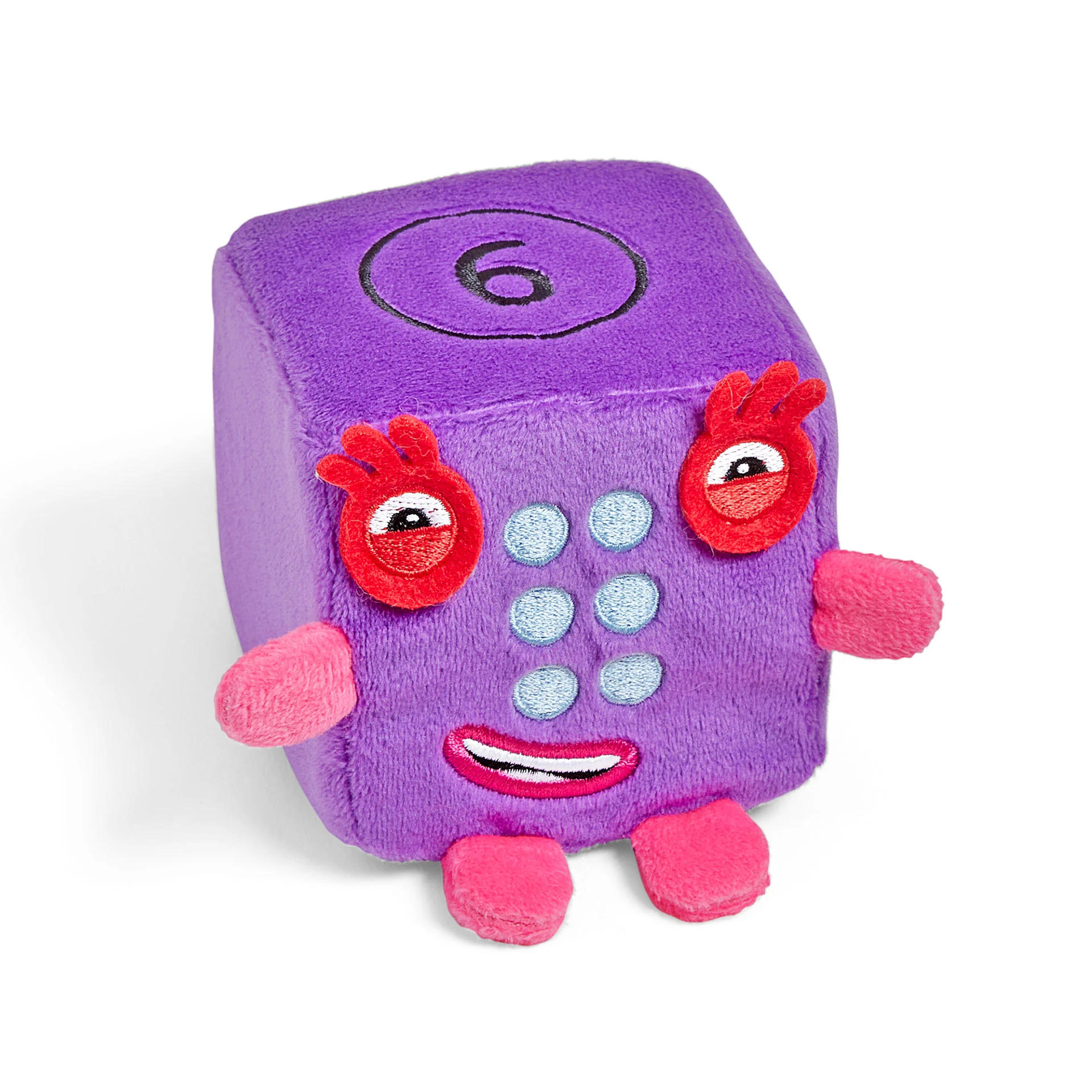 Learning Resources Плюшена играчка Numberblocks Blocklets, цифра 6