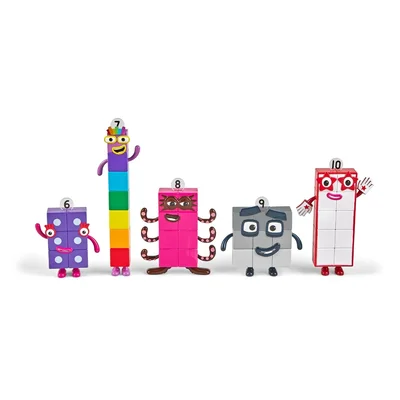 Learning Resources Комплект фигури за броене Numberblocks, от 6 до 10