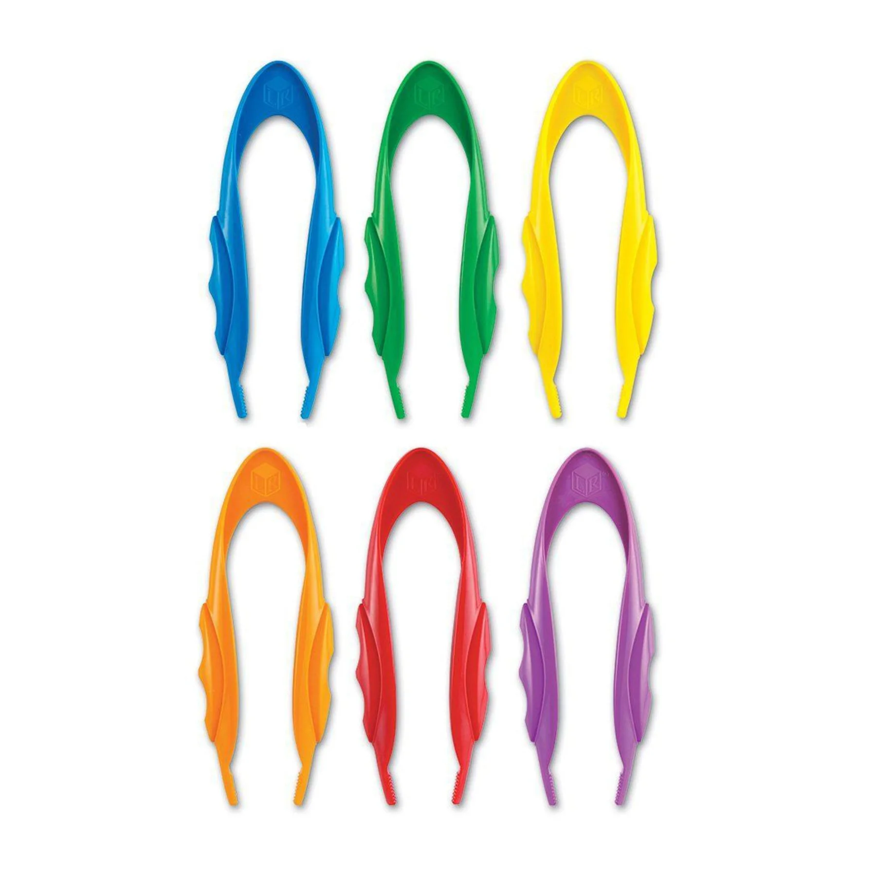 Learning Resources Пинсети, цветни, 15 cm, 12 броя