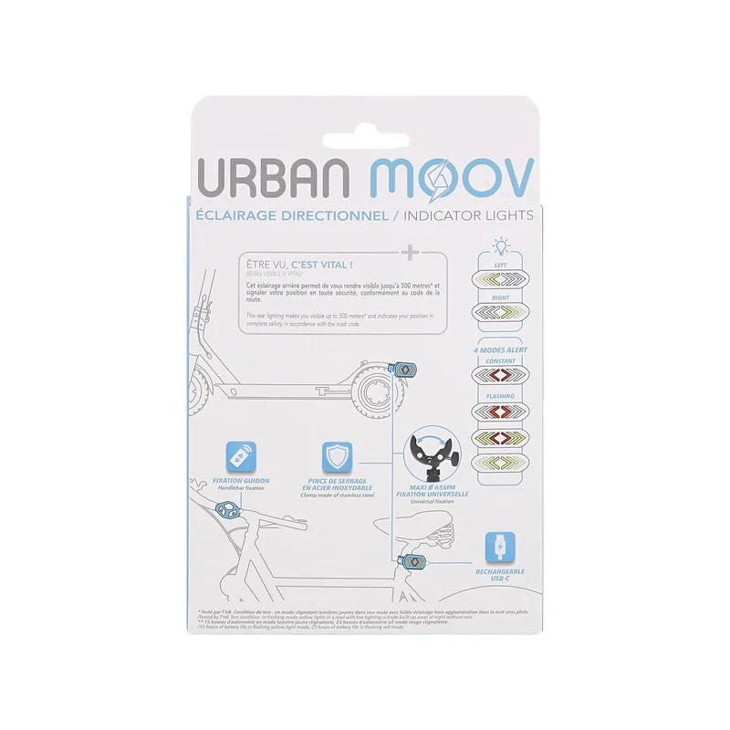 TNB Мигач за колело Urban Moov, с контролер