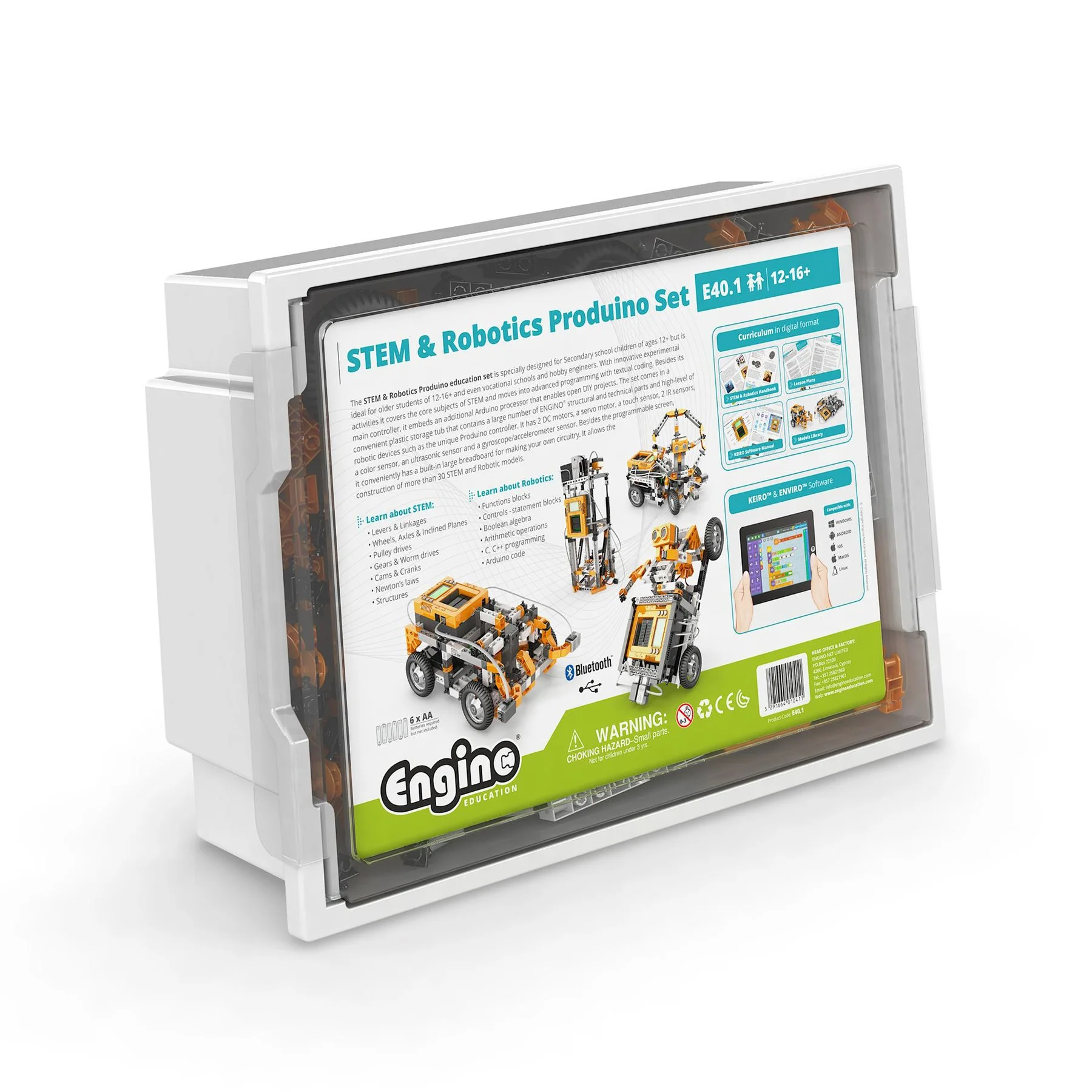 Комплект Engino Education Robotics Produino - Роботика, 3 сензора