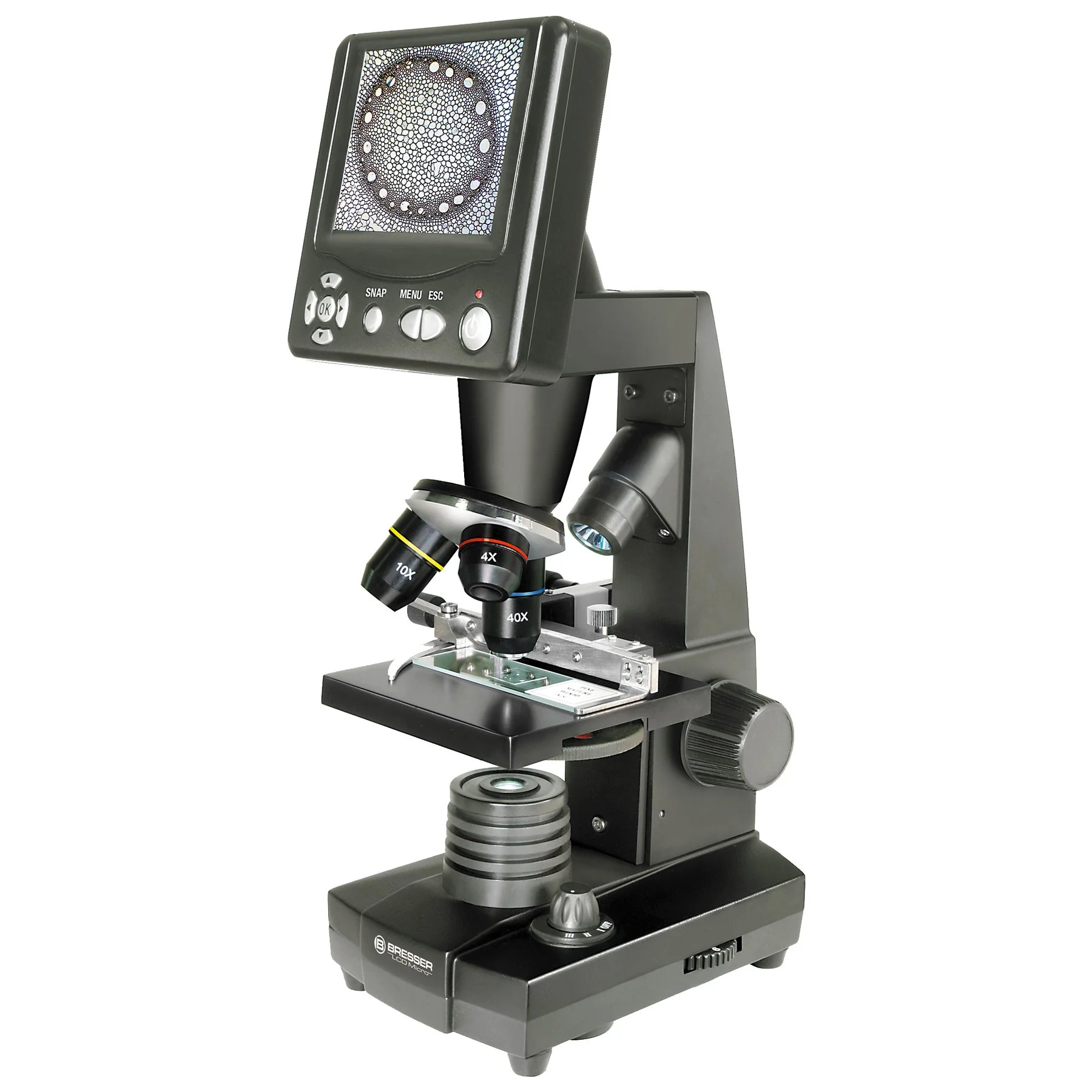 Bresser Микроскоп, с LCD екран, 50х - 2000х, дигитален