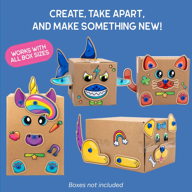 Learning Resources Образователна игра Boxineers - Животни