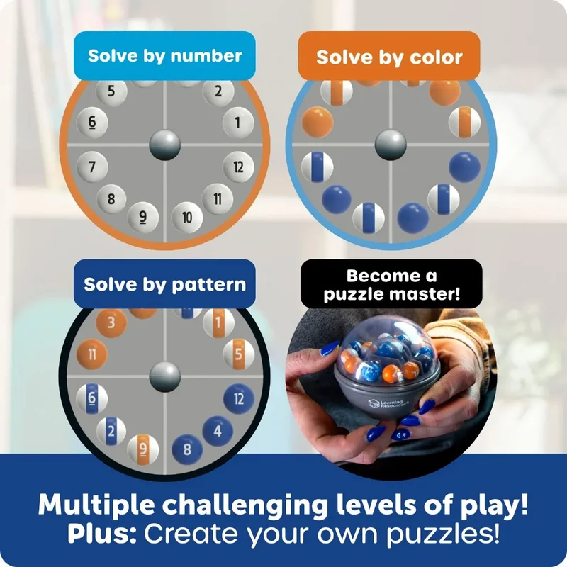 Learning Resources Пъзел Scramboozle, топка с цифри