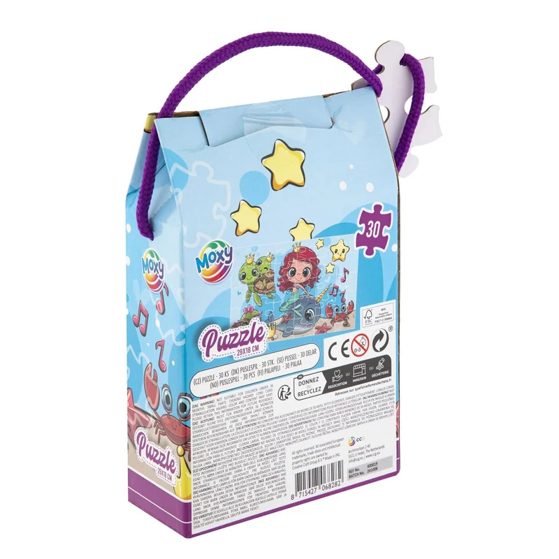 Moxy Пъзел Русалка, 30 части, 29 х 18 cm