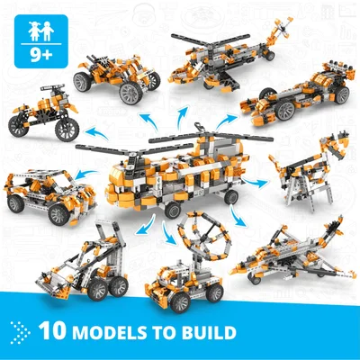 Engino Конструктор Inventor Motorized - Хеликоптер, 10 в 1