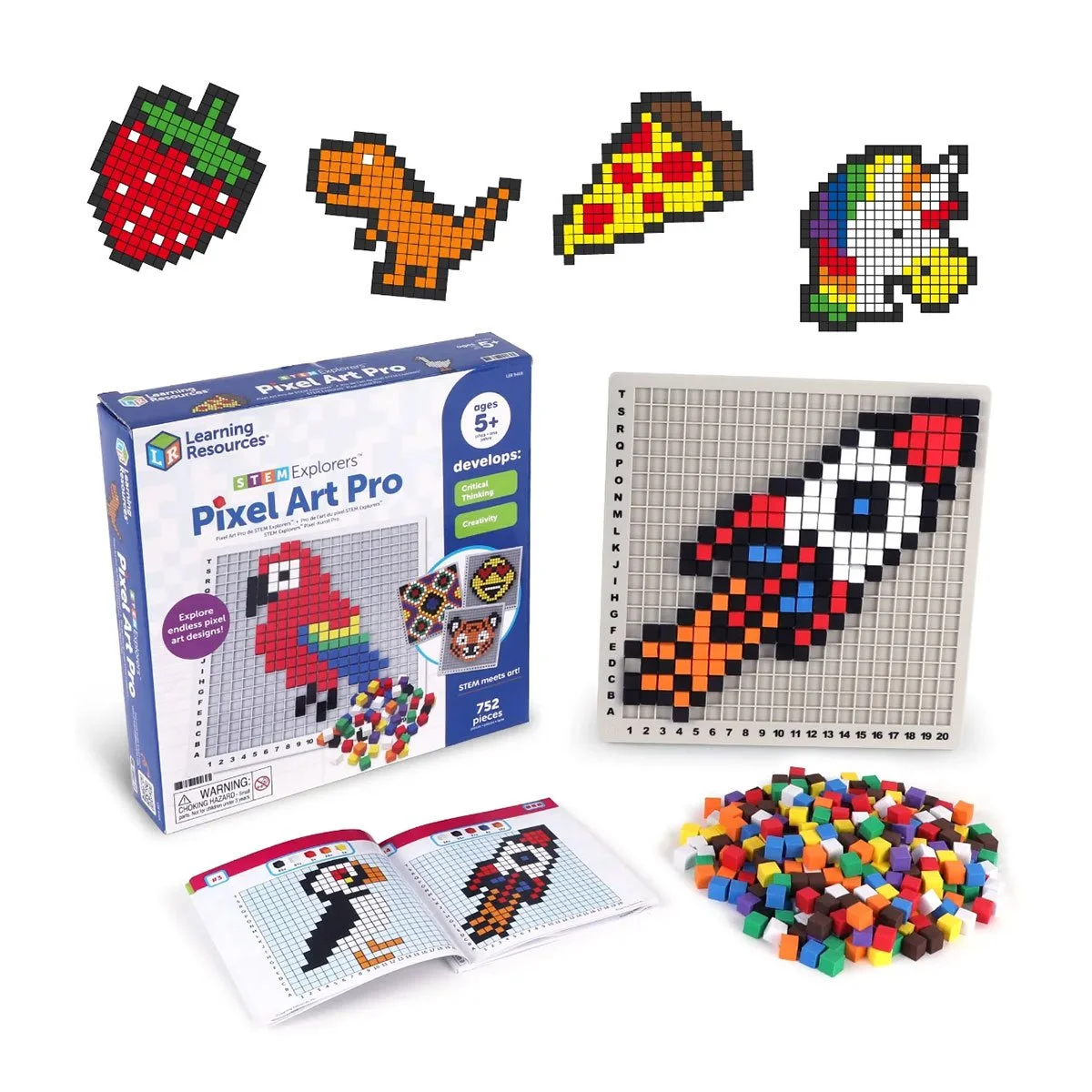 Learning Resources Мозайка пиксели, с 28 предизвикателства