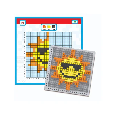 Learning Resources Мозайка пиксели, с 28 предизвикателства