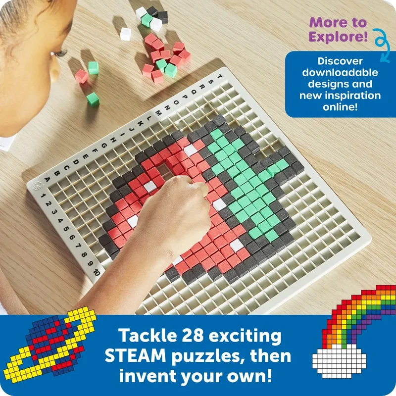 Learning Resources Мозайка пиксели, с 28 предизвикателства