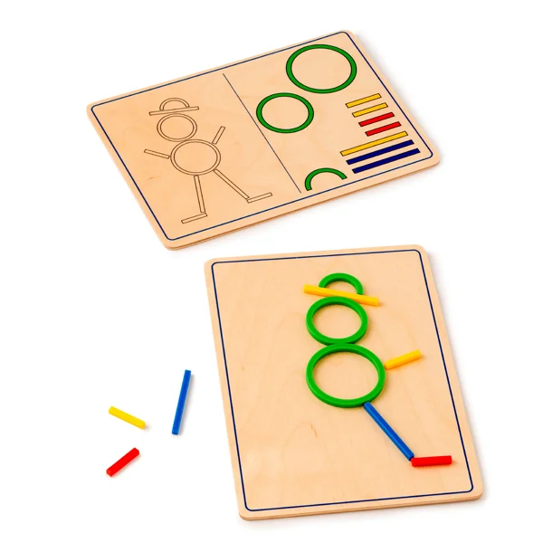 Eduplay Игра за конструиране, с пръстени и пръчици