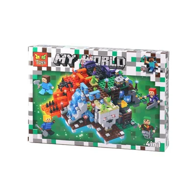 Конструктор Toys Pixel My World, със светлини, 238 части, асорти