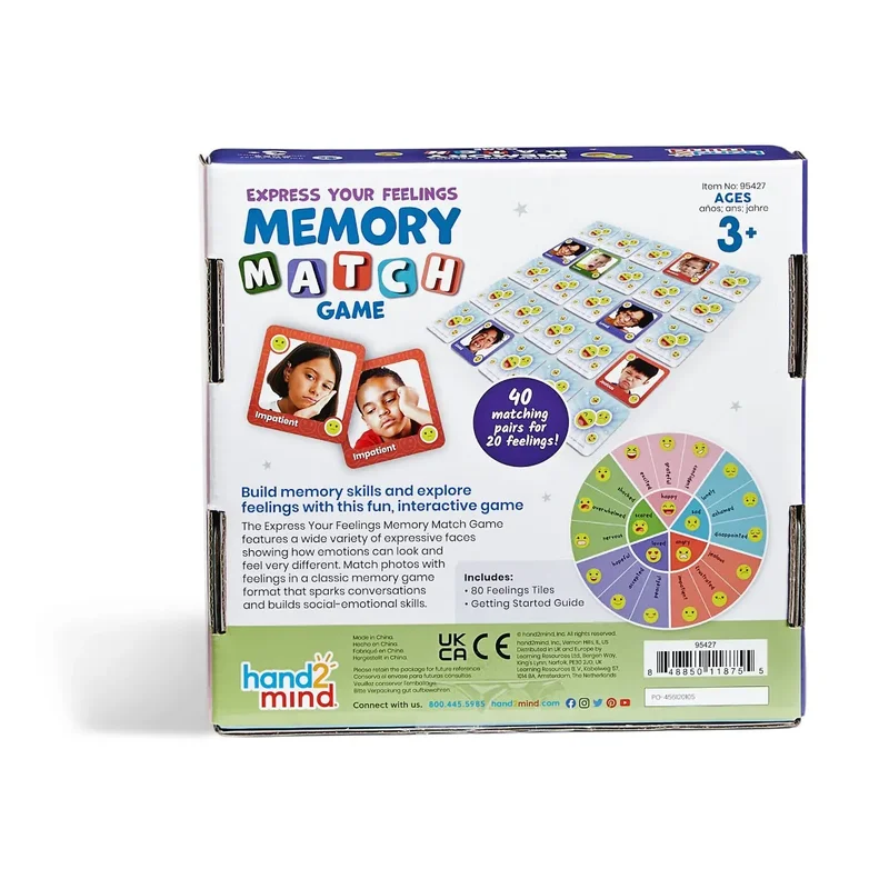 Learning Resources Мемори игра Изрази емоциите си