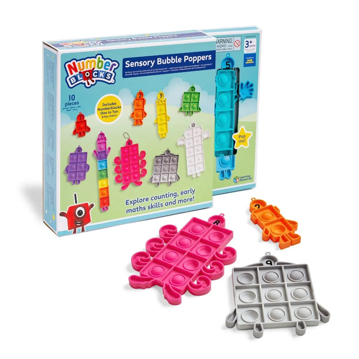 Learning Resources Комплект попит Numberblocks, 10 броя