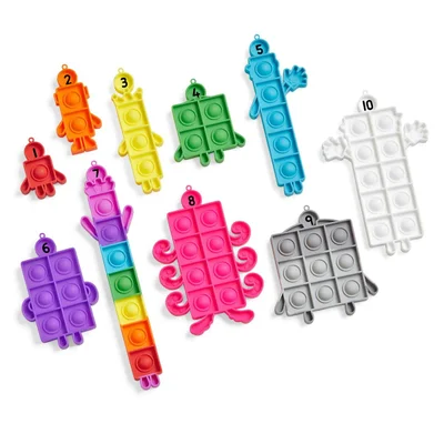 Learning Resources Комплект попит Numberblocks, 10 броя