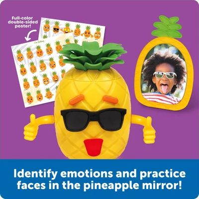 Learning Resources Играчка Ананас, емоции, голям комплект
