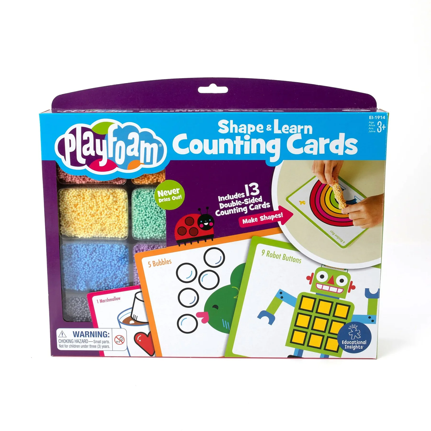 Learning Resources Комплект пяна за игра - Форми и броене