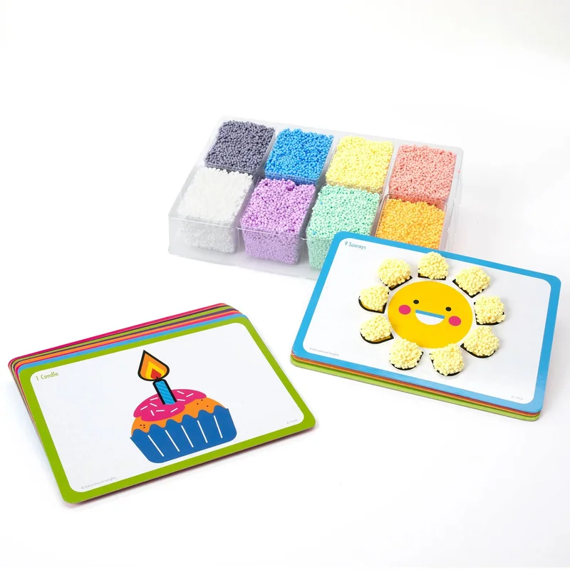 Learning Resources Комплект пяна за игра - Форми и броене
