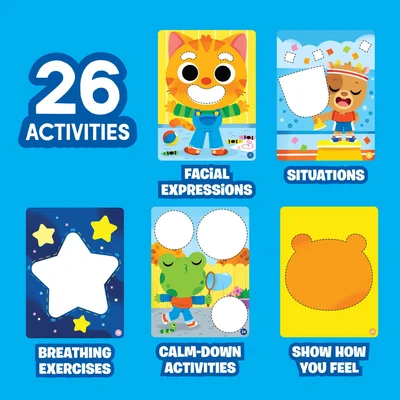 Learning Resources Комплект пяна за игра - Форми и чувства