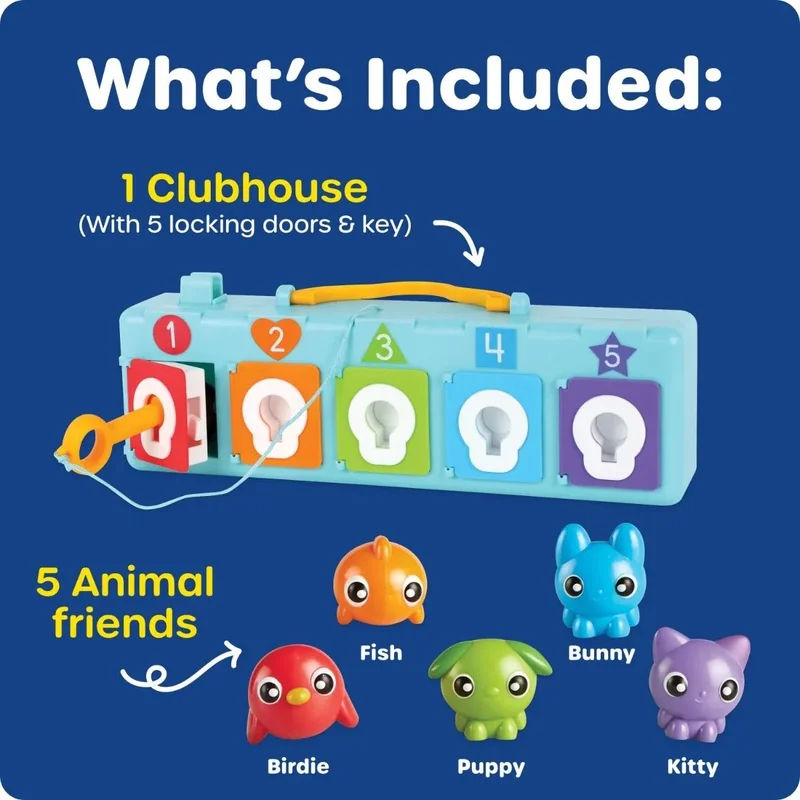 Learning Resources Къщичка с ключалки и ключ