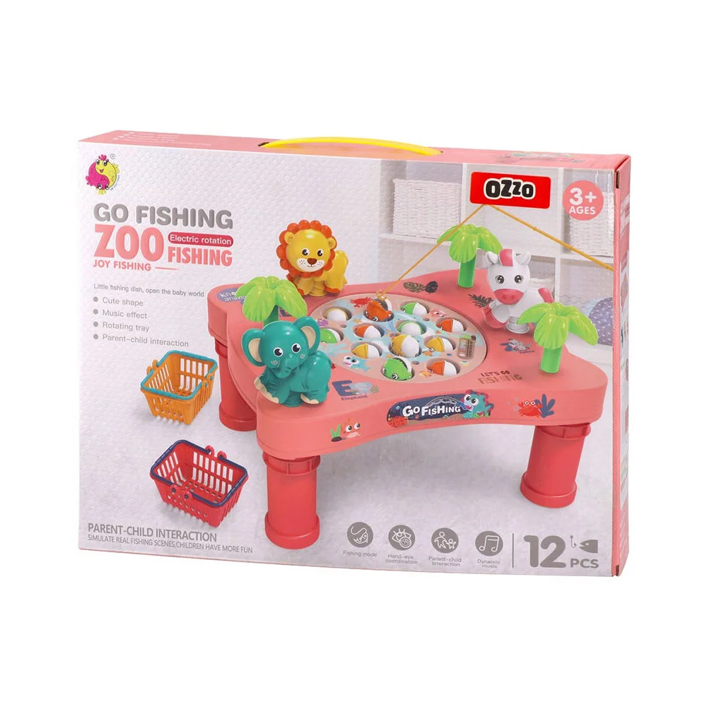 Игра риболов Ozzo, с животни, магнитна
