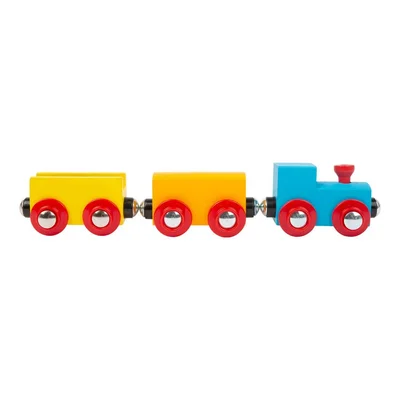Small Foot Влакче с релси, дървено 45 х 60 х 9.5 cm, 40 части