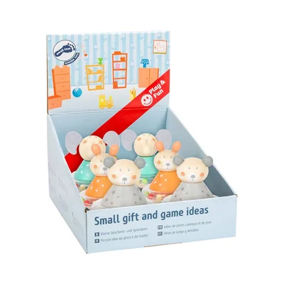 Small Foot Бебешки дрънкалки, стоящи, 6 броя в дисплей