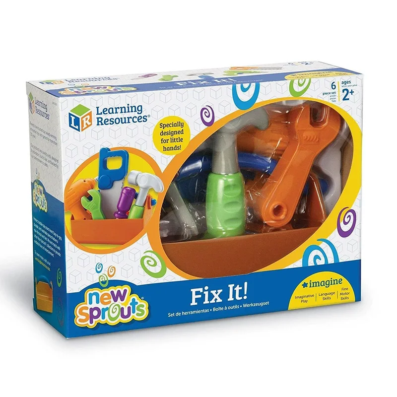 Learning Resources Кутия с инструменти, 6 части