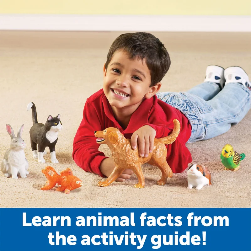 Learning Resources Комплект домашни любимци, 6 броя
