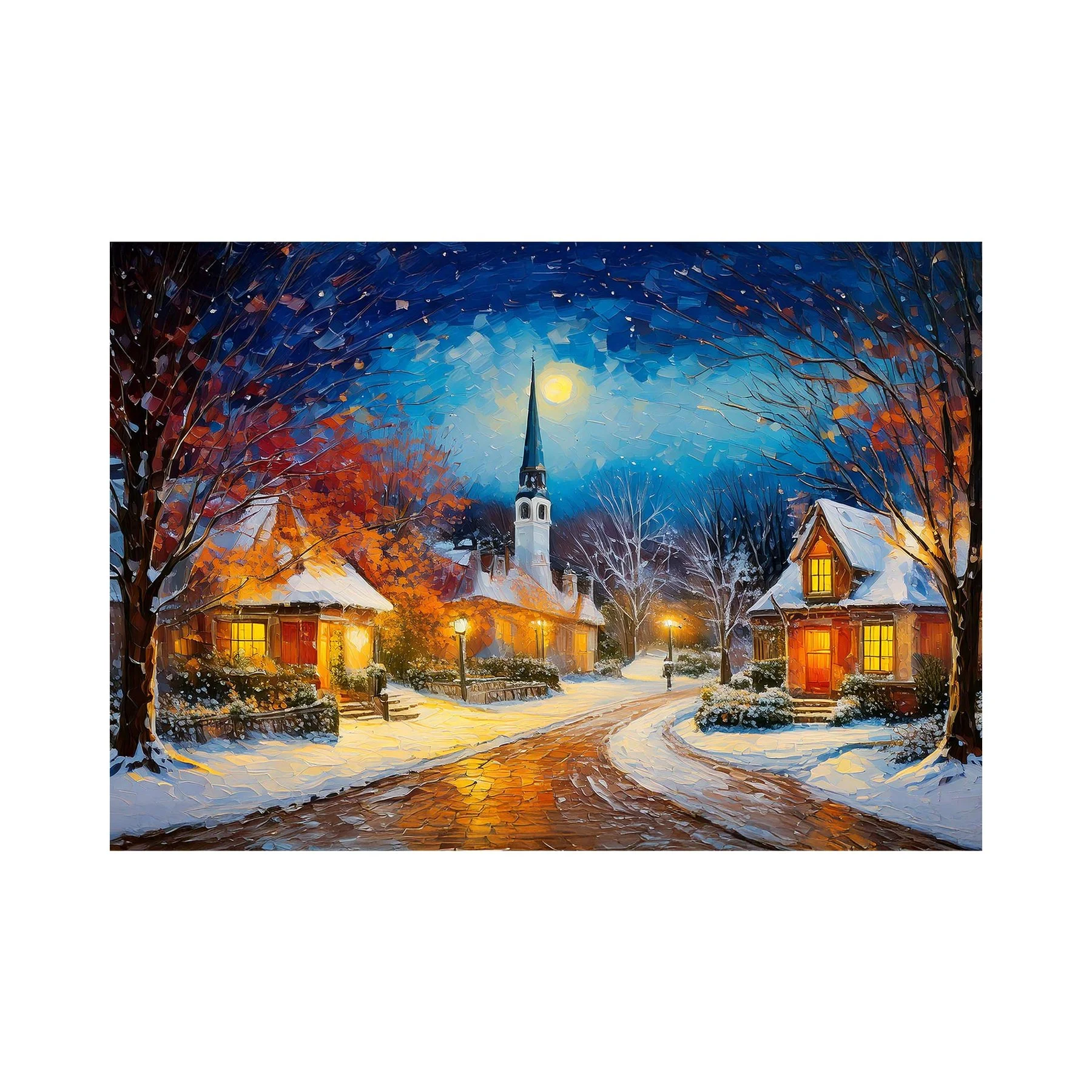 Картичка с коледен дизайн, 11 х 15 cm, с плик, дизайн 2
