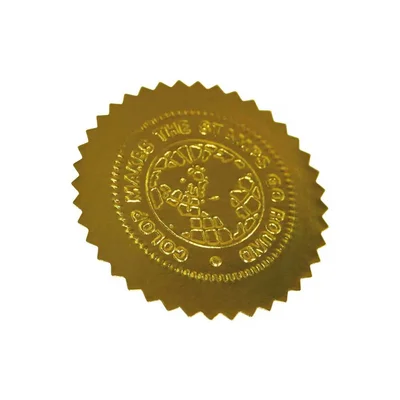 Colop Стикер-фолио, диаметър 55 mm, червено, 250 броя