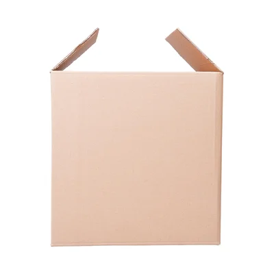 Кашон за опаковане, 350 x 260 x 350 mm, велпапе, петслоен, с капак и дръжки, кафяв