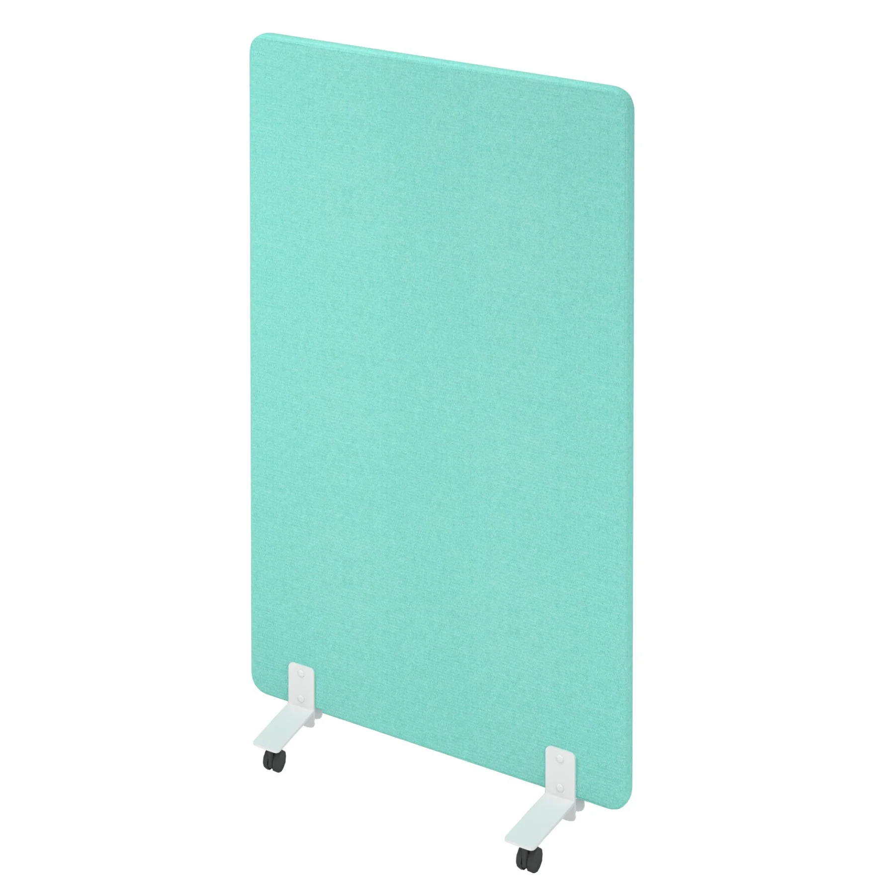 Шумоизолиращ преграден панел Narbutas Free Standing, свободностоящ, 1000 x 36 x 1600 mm, дамаска Velito Presto светла мента, ПДЧ 16 mm