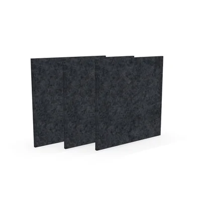 Акустично пано Narbutas Pet, квадрат, 200 х 200 х 9 mm, PET филц, 3 броя, тъмносиво