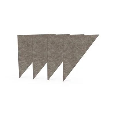 Акустично пано Narbutas Pet, триъгълник, 200 х 200 х 9 mm, PET филц, 4 броя, пясък
