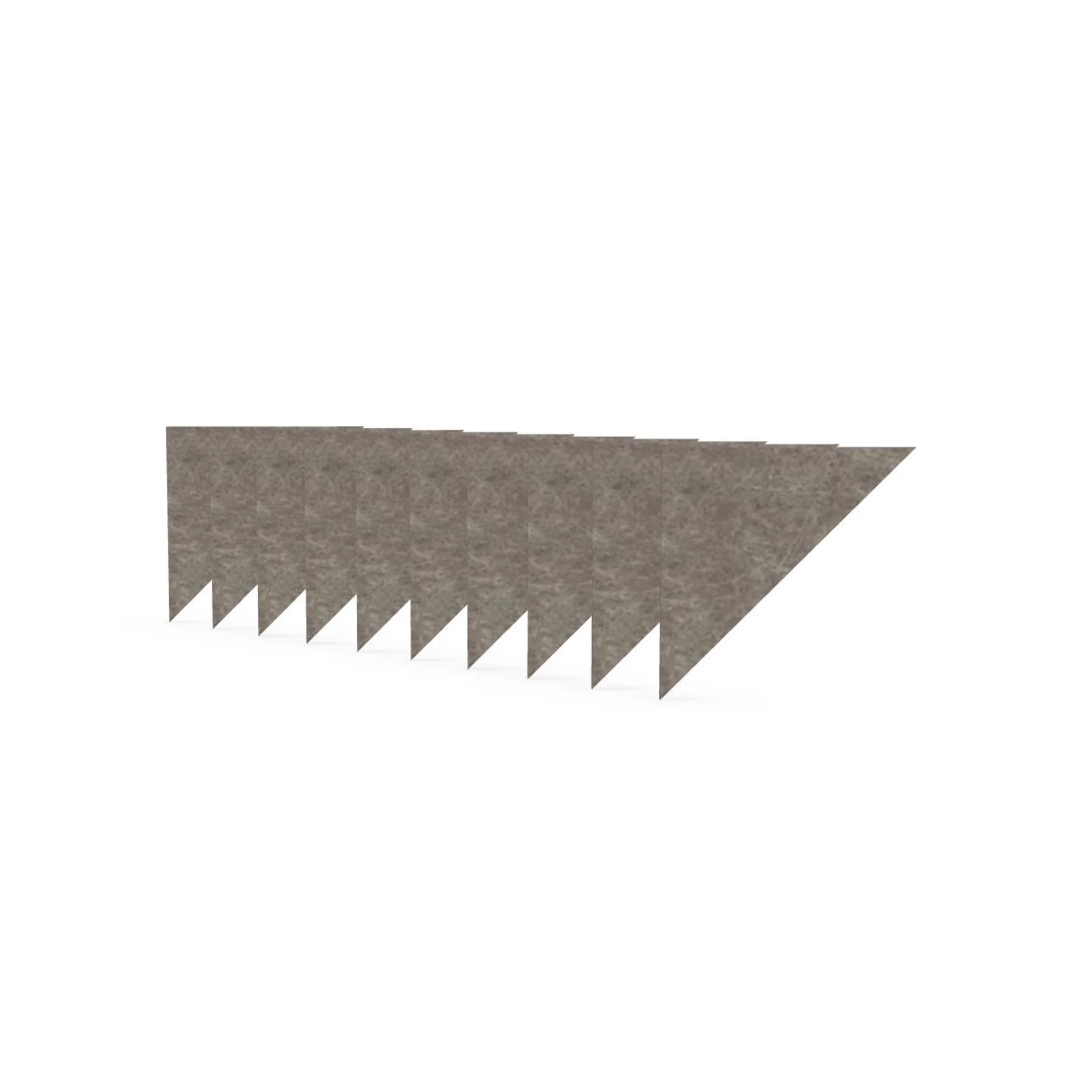 Акустично пано Narbutas Pet, триъгълник, 200 х 200 х 9 mm, PET филц, 10 броя, пясък
