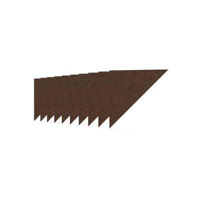 Акустично пано Narbutas Pet, триъгълник, 200 х 200 х 9 mm, PET филц, 10 броя, цвят кестен