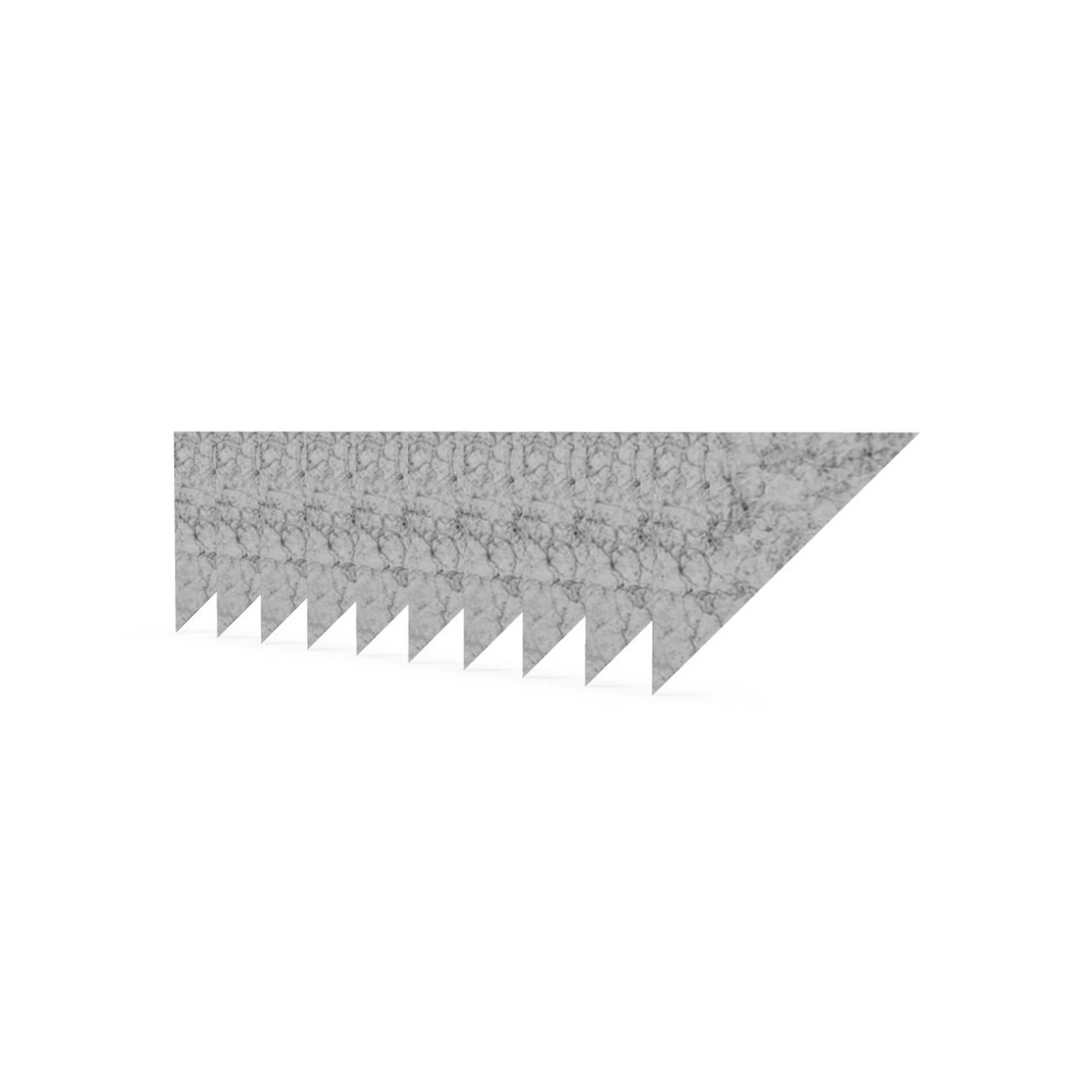 Акустично пано Narbutas Pet, триъгълник, 200 х 200 х 9 mm, PET филц, 10 броя, светлосиво