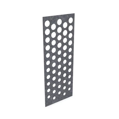 Акустично пано Narbutas Pet Disco, 800 х 2000 х 9 mm, PET филц, сиво