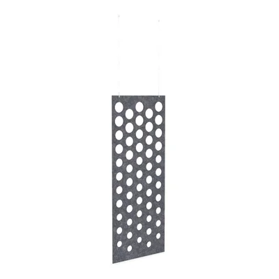 Акустично пано Narbutas Pet Disco, 800 х 2000 х 9 mm, PET филц, сиво